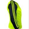 Boy's Goalkeeper Soccer Jersey, Padded Goalie Shirt with Sponge Protector Youth Sizes (Youth Large, Neon/Black) view 4