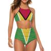 Bikini Sets Guyana Flag Women's Swimwear Cute Bathing Suit Ruched High Cut Swimsuit SummerXL view 3