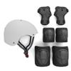 Kids Skateboard Bike Helmet Pads Set Protective Gear from Rude Boyz - Knee Pads Elbow Pads Wrist Pads Set for Youth Boys Girls view 1