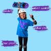 Kids Skateboard Bike Helmet Pads Set Protective Gear from Rude Boyz - Knee Pads Elbow Pads Wrist Pads Set for Youth Boys Girls view 2