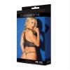 Coquette womens Harness Black Os Lingerie Set, Black, One Size US view 3