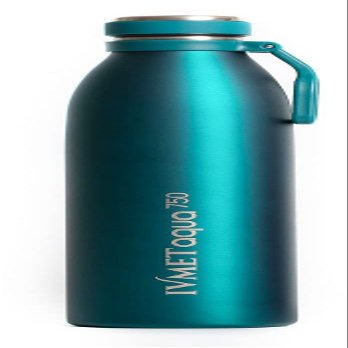 IVMET Aqua Stainless Steel Double Wall Vacuum Insulated Drinking Bottle Flask Hydro Metal reusable Canteen for Sport Fitness Outdoor (Turquoise, 25 oz/750 ml)