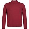 Calvin Klein Boys' Pullover Turtleneck Sweater, Logo Detailing, Ribbed Neckline & Cuffs, Red, 5 view 1
