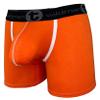 Wildmant Modal Big Boy Pouch 5" Inseam Boxer Brief Orange Small view 1