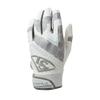 Louisville Slugger Adult Genuine 2.0 Batting Gloves - Team White, Medium view 2