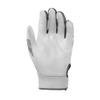 Louisville Slugger Adult Genuine 2.0 Batting Gloves - Team White, Medium view 3