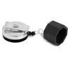 OKKO Retractable Octagon 8-Ball Chalker Billiard Pool Cue Chalk Holder with Belt Clip Black + 1 pc of Predator Chalk view 3