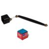 OKKO Pocket Chalker Billiard Pool Cue Chalk Holder Black + 1 pc of Master Chalk view 1