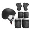 Kids Skateboard Bike Helmet Pads Set Protective Gear from Rude Boyz - Knee Pads Elbow Pads Wrist Pads Set for Youth Boys Girls view 1