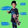 Kids Skateboard Bike Helmet Pads Set Protective Gear from Rude Boyz - Knee Pads Elbow Pads Wrist Pads Set for Youth Boys Girls view 2