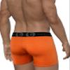 Wildmant Modal Big Boy Pouch 5" Inseam Boxer Brief Orange Medium view 4
