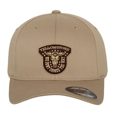 Yellowstone Officially Licensed We Don't Choose The Way Flexfit Cap (Beige), Large/X-Large