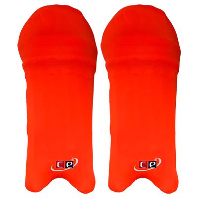 Colored Cricket Batting Pads Covers (Extra Large, Orange)