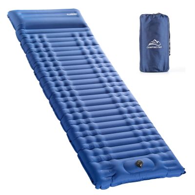 Elegear CumbreX Single Sleeping Pad for Camping, 4.7" Ultra-Thick Inflatable Camping Sleeping Pad with Built-in Foot Pump & Quick Inflation, Portable Camping Sleeping Mat for Backpacking Hiking Tent