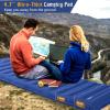 Elegear CumbreX Single Sleeping Pad for Camping, 4.7" Ultra-Thick Inflatable Camping Sleeping Pad with Built-in Foot Pump & Quick Inflation, Portable Camping Sleeping Mat for Backpacking Hiking Tent view 3