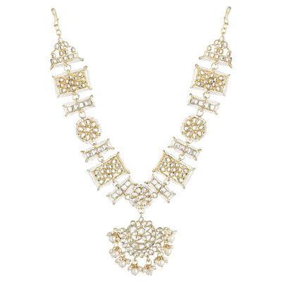 Aheli Indian Traditional Bollywood Kundan Studded Maang Tikka Matha Patti Gift for Women Jewelry
