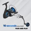 GOMEXUS Power Handle for Daiwa 16 Saltist 4000 4500 5000 22 Saltist MQ Spinning Reel (for 16 Saltist 4000/22 Saltist MQ 5000 6000) view 3