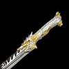 Chinese Sword,Dragon Slayer Machete,war Saber(Forged high Carbon Steel Blades,Alloy Fittings) view 3