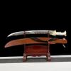 Chinese Sword,Dragon Slayer Machete,war Saber(Forged high Carbon Steel Blades,Alloy Fittings) view 4