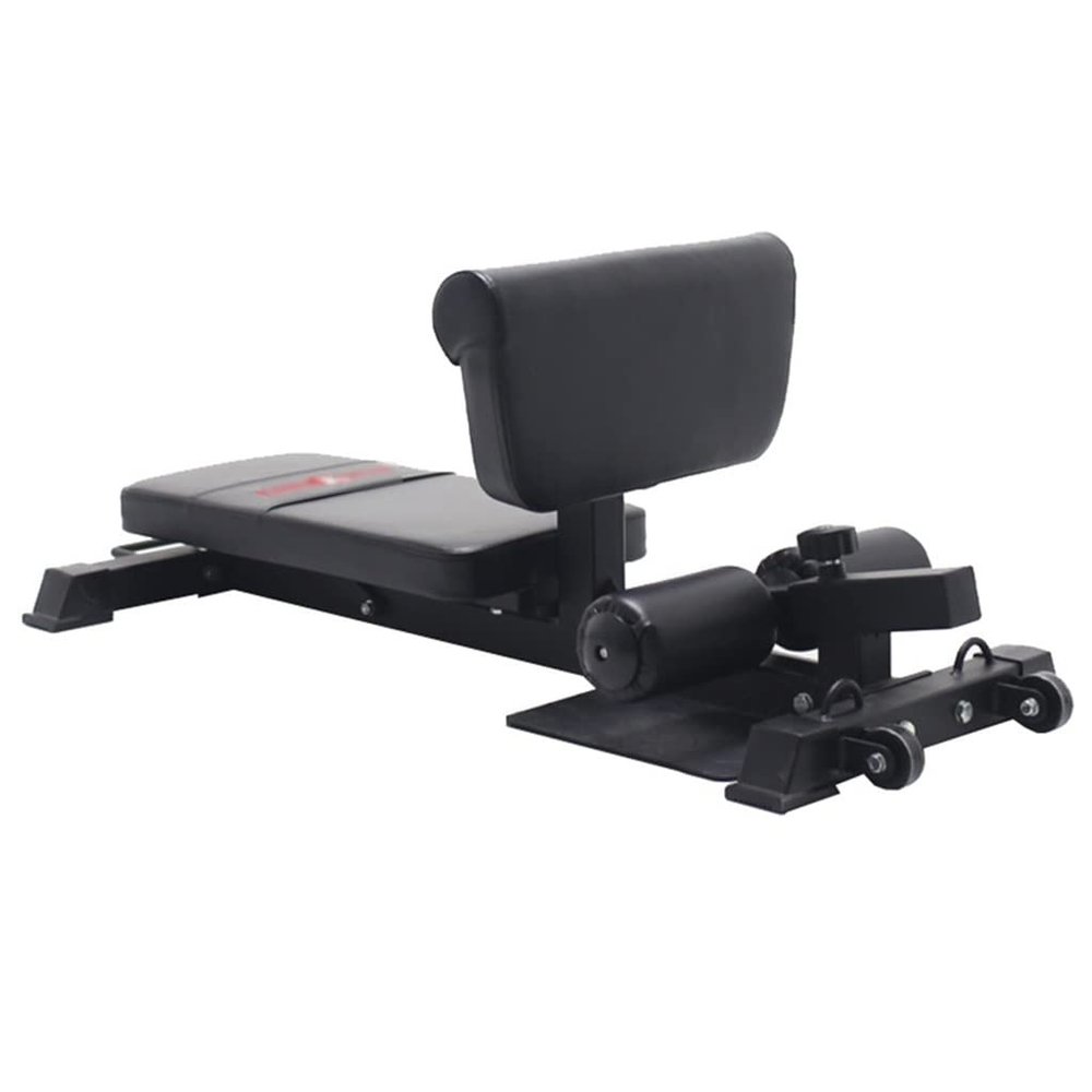 Sissy Squat Machine Squat Machine Sit Up Push Up Leg Exerciser Sissy Squat Fitness Equipment Abdominal Training for Home Gym (Color : Black, Size : 117 * 54 * 39cm)