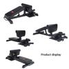 Sissy Squat Machine Squat Machine Sit Up Push Up Leg Exerciser Sissy Squat Fitness Equipment Abdominal Training for Home Gym (Color : Black, Size : 117 * 54 * 39cm) view 2