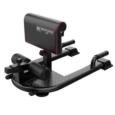 Sissy Squat Machine Squat Machine with Wheels Sissy Squat Fitness Equipment Core Workout Training Sit Up & Push Up Leg Exerciser ( Color : Black , Size : 86*52*55cm )