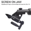 EUPHENG Fly Tying Vise Riverruns II Generation True Rotary with Super Jaw Clamp Power, Anti-Corrosion Hardened Steel Jaws, Sturdy C-Clamp, Black view 3