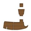 Boat EVA Faux Teak Decking Floor Compatible with 1997 Sea Ray 240 Sundeck Swim Platform Pad Boat EVA Foam Teak Deck Floor Mat view 1