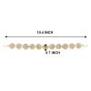 Aheli Valentines Day Gifts for Her Indian Traditional Bollywood Kundan Studded Maang Tikka Matha Patti for Women Girls Wedding Jewelry view 3