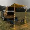 Car Trunk SUV Awning Sun Shelter Camping SUV Rear Tent with Windproof Rope Portable Tent Car Canopy Tailgate Tents for Minivan Hatchback Family Outdoor Travel(Brown) view 3