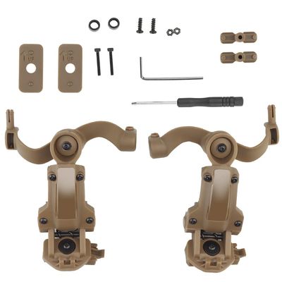 Tactical Multi-Angle Rotation Helmet Rail Adapter for Ops Core ARC/Wendy Fast Helmet Rail Mount Adapter