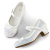 K KomForme Toddler Heels Girls Dress Shoes,White,Size 12 Little Kid view 3