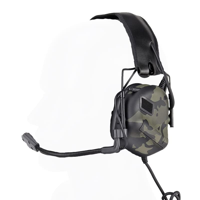 YABOO Airsoft Shooting Combat Tactical Headset Hunting Earmuff Headphone