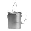 Fire-Maple Alti Titanium Cup | Ultralight Camping Mug with Scale | Foldable Drinkware for Coffee Tea | Ideal for Hiking Backpacking and Camp Use (900ML) view 1