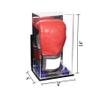 Better Display Cases Acrylic Vertical Boxing Glove Display Case Mirror Case, Navy Blue Risers , Wall Mount and Mirror Base 8" x 6" x 14" (A092/V18) view 2