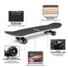 Amrgot Skateboards for Beginners,31 * 8 inches Complete Skateboards for Kids,Boys,Girls and Adults,7 Layer Maple Wood,Double Kick Deck Concave Standard and Tricks Skateboard (8) view 4