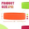 3 Pack Men & Women Sweatband Headband Terry Cloth Moisture Wicking for Sports Tennis Gym Work Out (Orange,Green,Rose red) view 4