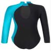 winying Girls Kids Sparkly Rhinestones Gymnastic Leotard Long Sleeve Ballet Dance Athletic Workout Bodysuit Unitard Blue 16 Years view 2