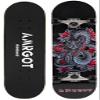 Amrgot Skateboards for Beginners,31 * 8 inches Complete Skateboards for Kids,Boys,Girls and Adults,7 Layer Maple Wood,Double Kick Deck Concave Standard and Tricks Skateboard (Dragon) view 2