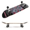 Amrgot Skateboards for Beginners,31 * 8 inches Complete Skateboards for Kids,Boys,Girls and Adults,7 Layer Maple Wood,Double Kick Deck Concave Standard and Tricks Skateboard (Dragon) view 3