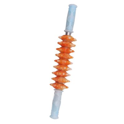 cn herb Handheld Roller Massage Stick Leg Waist Abdomen Plastic Roller Yoga Stick