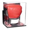 Better Display Cases Acrylic Vertical Boxing Glove Display Case Mirror Case, Pink Risers , Wall Mount and Mirror Base 8" x 6" x 14" (A092/V18) view 1