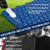 plplaaoo Double Camping Sleeping Pad, IInflating Camping Mats, Ergonomic Design Foot Inflatable Sleeping Pad with Storage Bag for Office Outdoor Camping, Traveling, Backpacking, Beach(Navy Blue) view 4