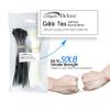 Simple Deluxe 2 Set Portable Soccer Goal, 4'x3' Pop Up Backyard Games and Training Soccer Net Includes 2 Oxford Cloth Bags, 8 Stakes and 200 PCS Cable Wire Zip Ties, Orange & Black view 3