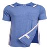 Deyeek Men's Post Shoulder Surgery Shirts Recovery Tear Away Short Sleeve Full Open Side Snap Dialysis Chemo Clothing view 1