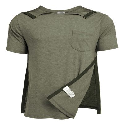 Deyeek Rotator Cuff Surgery Shirts for Men Soft Tear Away Side Snap Tops