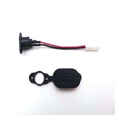 Original Charging Port Accessories Compatible with Ninebot F20 F25 F30 F40 F Series Electric Scooter Charging Port Rubber Cover Spare Parts (F20 Port and Cover)