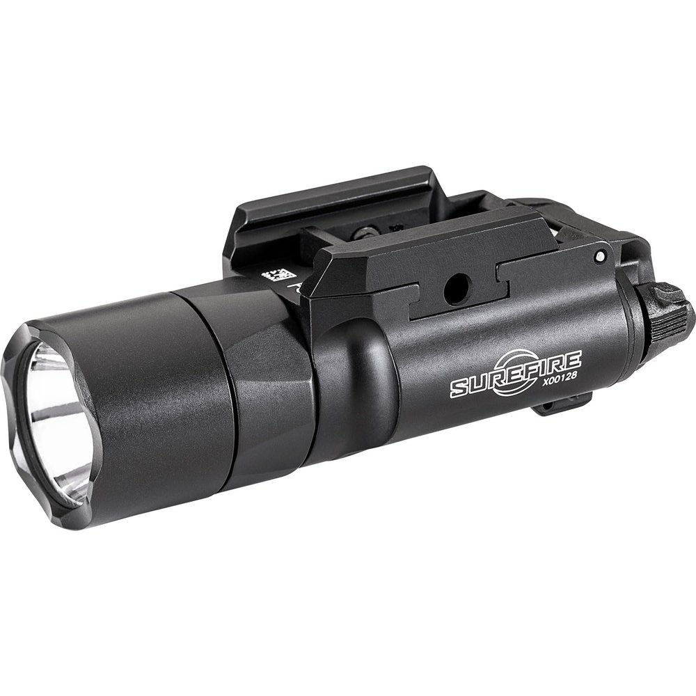 SureFire X300 Turbo 500 LU High-Candela 6 V WeaponLight, 66,000 Candela, 514m Range, Pick Mount, Ambidextrous Controls, IPX7 Waterproof, Aerospace Aluminum (X300T-B)