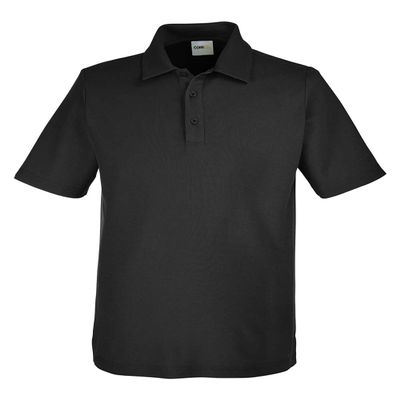 Core 365 Men's Tall Fusion ChromaSoft Pique Polo - Black - 3XT
