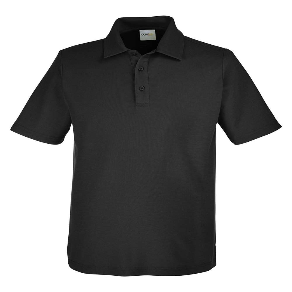 Core 365 Men's Tall Fusion ChromaSoft Pique Polo - Black - 3XT